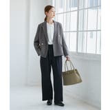 レディハンサムシリーズ ウールライク金ボタンジャケット(半裏地) セットアップ | ROPE' PICNIC | 詳細画像9 