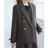 【低身長 小柄さんサイズ】レディハンサムシリーズ ウールライク金ボタンジャケット… | ROPE' PICNIC | 詳細画像10 