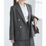 【低身長 小柄さんサイズ】レディハンサムシリーズ ウールライク金ボタンジャケット… | ROPE' PICNIC | 詳細画像21 