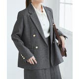 【低身長 小柄さんサイズ】レディハンサムシリーズ ウールライク金ボタンジャケット… | ROPE' PICNIC | 詳細画像22 