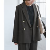 【低身長 小柄さんサイズ】レディハンサムシリーズ ウールライク金ボタンジャケット… | ROPE' PICNIC | 詳細画像6 