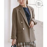 ベージュ系(29) | 【低身長 小柄さんサイズ】レディハンサムシリーズ ウールライク金ボタンジャケット… | ROPE' PICNIC