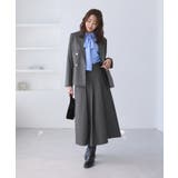 レディハンサムシリーズ ウールライク金ボタンジャケット(総裏地) セットアップ対… | ROPE' PICNIC | 詳細画像15 