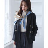 レディハンサムシリーズ ウールライク金ボタンジャケット(総裏地) セットアップ対… | ROPE' PICNIC | 詳細画像26 