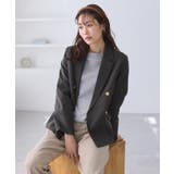 レディハンサムシリーズ ウールライク金ボタンジャケット(総裏地) セットアップ対… | ROPE' PICNIC | 詳細画像7 