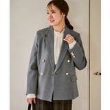 【低身長 小柄さんサイズ】レディハンサムシリーズ ウールライク金ボタンジャケット… | ROPE' PICNIC | 詳細画像10 