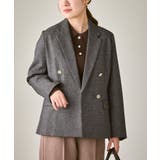 【低身長 小柄さんサイズ】レディハンサムシリーズ ウールライク金ボタンジャケット… | ROPE' PICNIC | 詳細画像11 
