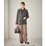 【低身長 小柄さんサイズ】レディハンサムシリーズ ウールライク金ボタンジャケット… | ROPE' PICNIC | 詳細画像12 