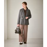 【低身長 小柄さんサイズ】レディハンサムシリーズ ウールライク金ボタンジャケット… | ROPE' PICNIC | 詳細画像13 