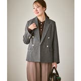 【低身長 小柄さんサイズ】レディハンサムシリーズ ウールライク金ボタンジャケット… | ROPE' PICNIC | 詳細画像14 