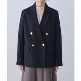 【低身長 小柄さんサイズ】レディハンサムシリーズ ウールライク金ボタンジャケット… | ROPE' PICNIC | 詳細画像33 