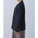 【低身長 小柄さんサイズ】レディハンサムシリーズ ウールライク金ボタンジャケット… | ROPE' PICNIC | 詳細画像34 