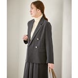 【低身長 小柄さんサイズ】レディハンサムシリーズ ウールライク金ボタンジャケット… | ROPE' PICNIC | 詳細画像5 