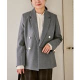 【低身長 小柄さんサイズ】レディハンサムシリーズ ウールライク金ボタンジャケット… | ROPE' PICNIC | 詳細画像6 