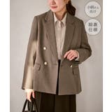 ベージュ系(29) | 【低身長 小柄さんサイズ】レディハンサムシリーズ ウールライク金ボタンジャケット… | ROPE' PICNIC