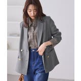 【WEB限定】レディハンサムシリーズ ウールライク金ボタンミドル丈ジャケット(総… | ROPE' PICNIC | 詳細画像11 