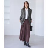 【WEB限定】レディハンサムシリーズ ウールライク金ボタンミドル丈ジャケット(総… | ROPE' PICNIC | 詳細画像12 