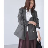 【WEB限定】レディハンサムシリーズ ウールライク金ボタンミドル丈ジャケット(総… | ROPE' PICNIC | 詳細画像14 