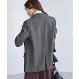 【WEB限定】レディハンサムシリーズ ウールライク金ボタンミドル丈ジャケット(総… | ROPE' PICNIC | 詳細画像16 