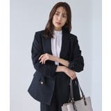 【WEB限定】レディハンサムシリーズ ウールライク金ボタンミドル丈ジャケット(総… | ROPE' PICNIC | 詳細画像27 