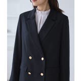 【WEB限定】レディハンサムシリーズ ウールライク金ボタンミドル丈ジャケット(総… | ROPE' PICNIC | 詳細画像34 