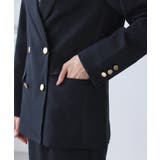 【WEB限定】レディハンサムシリーズ ウールライク金ボタンミドル丈ジャケット(総… | ROPE' PICNIC | 詳細画像37 