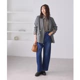 【WEB限定】レディハンサムシリーズ ウールライク金ボタンミドル丈ジャケット(総… | ROPE' PICNIC | 詳細画像7 