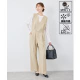 ベージュ(27) | 【UVカット・接触冷感】イージーケアオールインワン | ROPE' PICNIC