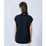 リサイクルコットンジャージーキャップスリーブTシャツ | ROPE' OUTLET | 詳細画像10