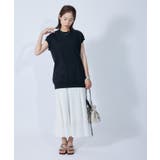 リサイクルコットンジャージーキャップスリーブTシャツ | ROPE' OUTLET | 詳細画像18