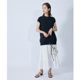 リサイクルコットンジャージーキャップスリーブTシャツ | ROPE' OUTLET | 詳細画像19