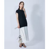 リサイクルコットンジャージーキャップスリーブTシャツ | ROPE' OUTLET | 詳細画像2