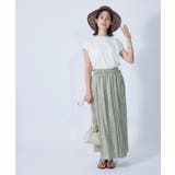 リサイクルコットンジャージーキャップスリーブTシャツ | ROPE' OUTLET | 詳細画像3