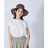 ホワイト(10) | リサイクルコットンジャージーキャップスリーブTシャツ | ROPE' OUTLET