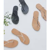 平スタッズツイストトングサンダル | ROPE' PICNIC | 詳細画像1 