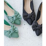 マットサテンリボンフラットシューズ | ROPE' PICNIC | 詳細画像1 