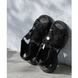 ブラック(01) | アジャスタースピンドルスニーカーサンダル/リンクコーデ | ROPE' PICNIC