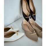 メタルリボンＶカットフラットパンプス | ROPE' PICNIC | 詳細画像2 