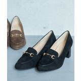 ブラック(01) | ビット付きヒールアップローファー | ROPE' PICNIC