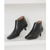 ブラック(01) | ラインリフトショートブーツ | ROPE' PICNIC