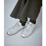 シルバー＆スエードライクフラットスニーカー | ROPE' PICNIC | 詳細画像4 