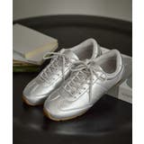 シルバー(93) | シルバー＆スエードライクフラットスニーカー | ROPE' PICNIC