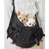 ブラック(01) | 【DOG】【Casselini/キャセリーニ別注】リボンキャリーバック | ROPE' PICNIC