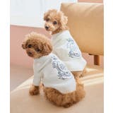 オフホワイト(15) | 【DOG】スエットライク刺繍ニット/リンクコーデ | ROPE' PICNIC