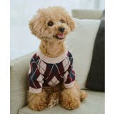 【DOG】アーガイルニットプルオーバー | ROPE' PICNIC | 詳細画像3