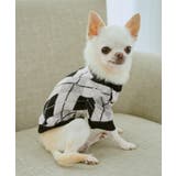 ブラック(01) | 【DOG】アーガイルニットプルオーバー | ROPE' PICNIC