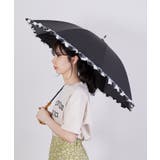 【晴雨兼用】【Wpc.】遮光バイアスチェックフリルアンブレラ | ROPE' PICNIC | 詳細画像1