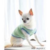 【DOG】リンクコーデ/マルチボーダーノースリーブトップス | ROPE' PICNIC | 詳細画像4