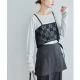 ブラック(01) | レイヤードレースビスチェ | ROPE' PICNIC