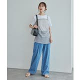 シアーミドル丈レイヤードキャミソール | ROPE' PICNIC | 詳細画像7 